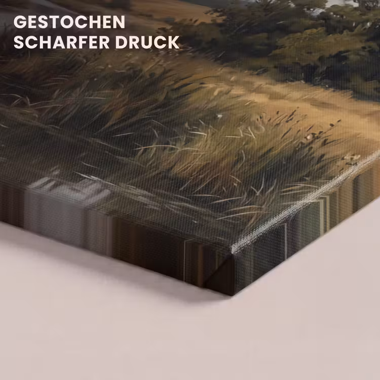 Eenden - Rivier - Landschap - Vlucht - Nostalgisch canvas 2cm klein -uniquesellingpoint_afwerking-onlywow_DE