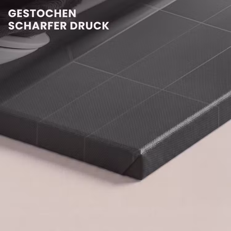 Ezel - Telefoon - Toilet - Zwart - Wit canvas 2cm klein -closeup_print_DE