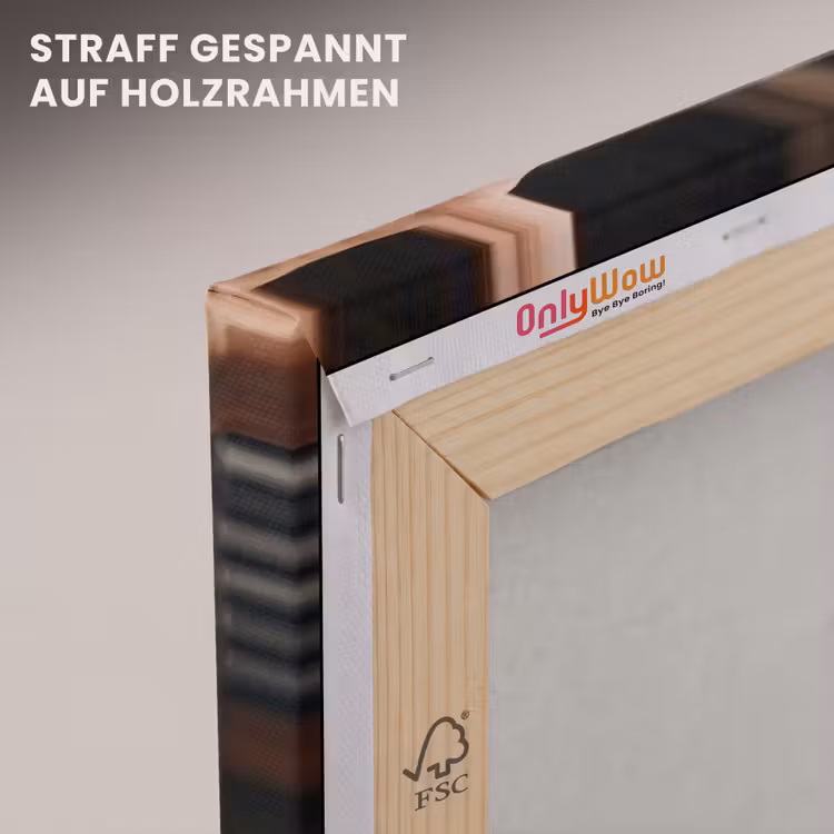 Espresso - Melk - Café canvas 2cm klein -uniquesellingpoint_afwerking-onlywow_DE