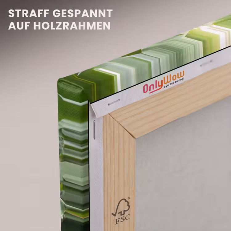 Eten - Bananen - Plantage - Groen canvas 2cm klein -uniquesellingpoint_afwerking-onlywow_DE