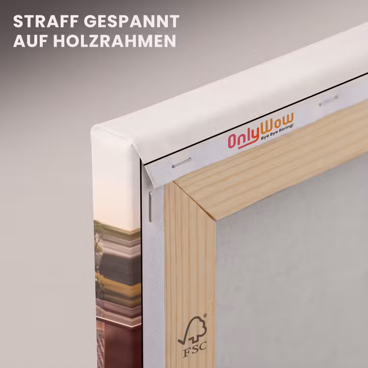Eten - Ontbijt - Balkon - Stad - Zonsopgang canvas 2cm klein -uniquesellingpoint_afwerking-onlywow_DE