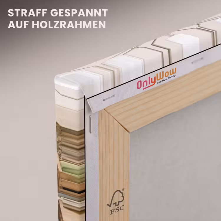Leinwandbild - Essen – Markt – Frisch - Eten - Markt - Vers canvas 2cm klein