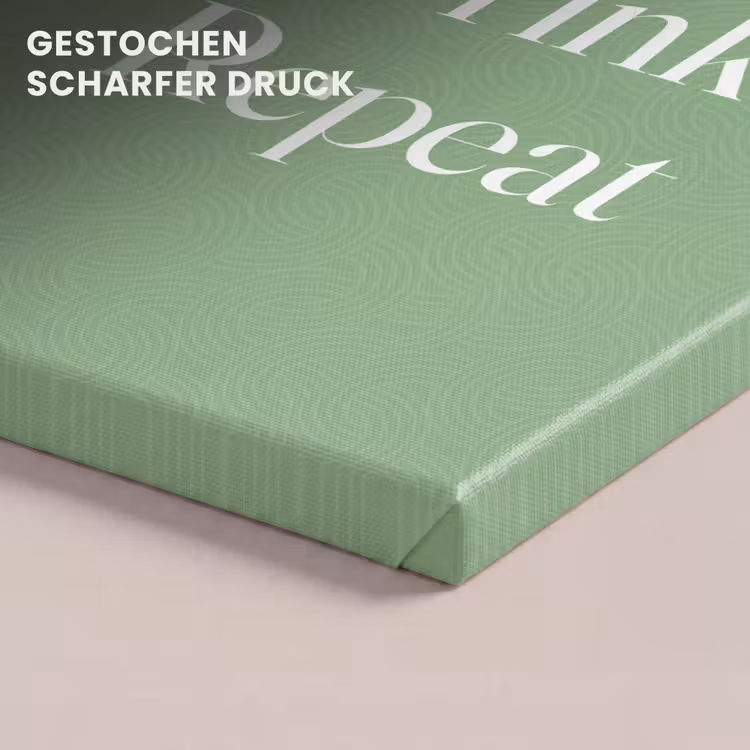 Eten - Drinken - Tekst - Mintgroen canvas 2cm klein -closeup_print_DE