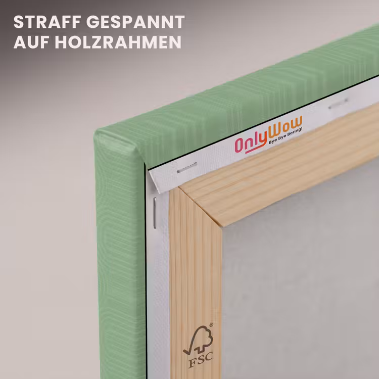 Eten - Drinken - Tekst - Mintgroen canvas 2cm klein -uniquesellingpoint_afwerking-onlywow_DE