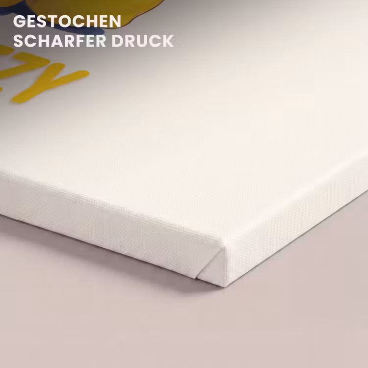 Eten - Citroenen - Keuken - Illustratie - Geel canvas 2cm klein -closeup_print_DE