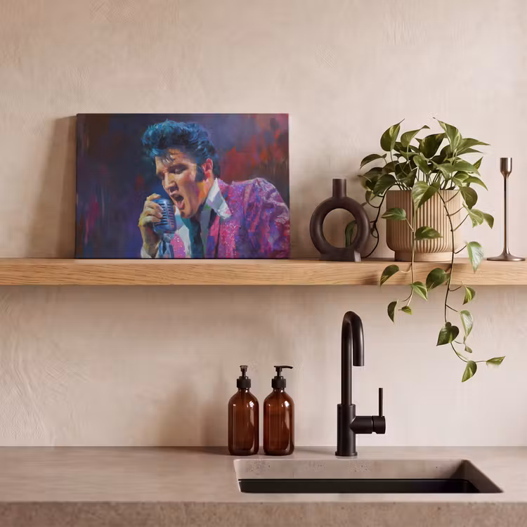 Expressief - Microfoon - Paars canvas 2cm klein -closeup_print_DE