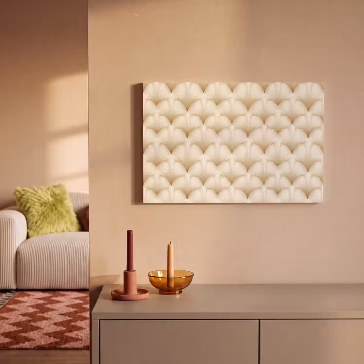 Waaier - Motief -  Goud canvas 2cm klein 34 -sfeer1