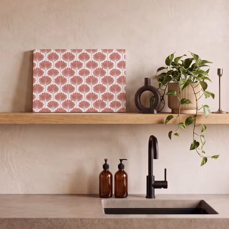 Waaier - Motief - Terra canvas 2cm klein 34 -sfeer3