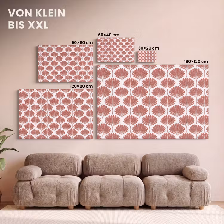 Waaier - Motief - Terra canvas 2cm klein 34 -Xsfeer8_DE