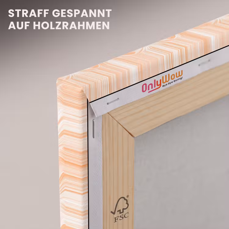 Waaier - Patroon - Perzik canvas 2cm klein 34 -uniquesellingpoint_afwerking-onlywow_DE