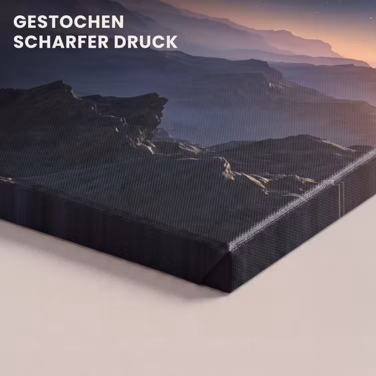 Fantasy - Kosmos - Landschap canvas 2cm klein -uniquesellingpoint_afwerking-onlywow_DE