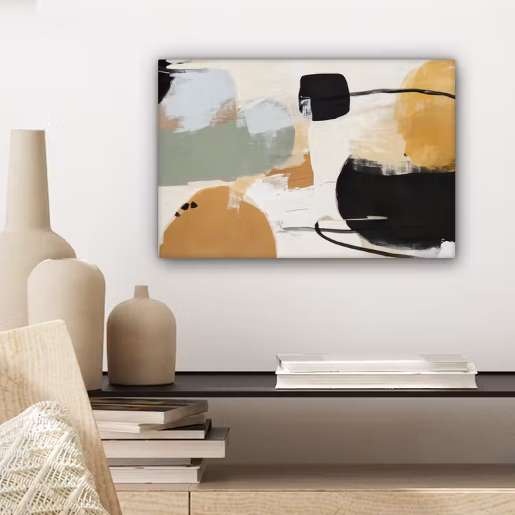 Paint - Abstract - Kleuren canvas 2cm klein -closeup_print_DE