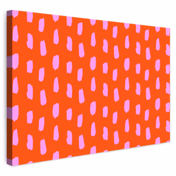 Verf - Roze - Rood canvas 2cm klein 34 -3d