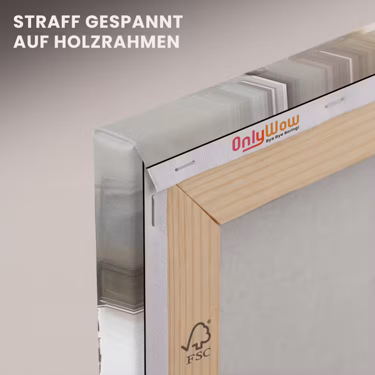 Kleurenpalet - Penseelstreken - Beige - Nevelig canvas 2cm klein -uniquesellingpoint_afwerking-onlywow_DE