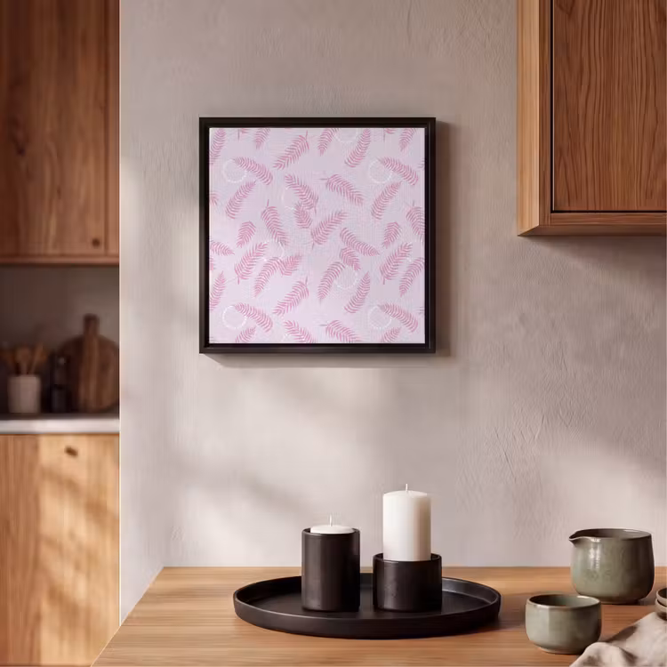 Veren - Paars - Wit Canvas met baklijst klein 1124 -atmosphere_sfeer2_global