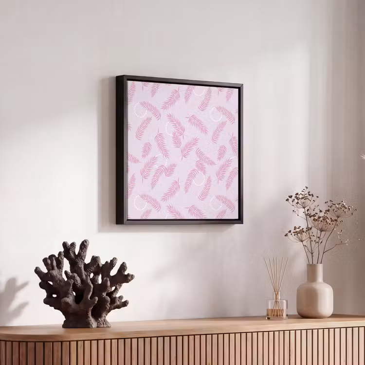 Veren - Paars - Wit Canvas met baklijst klein 1124 -atmosphere_sfeer4_global