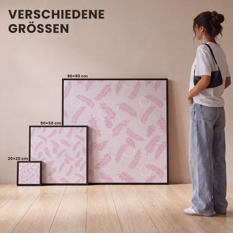 Veren - Paars - Wit Canvas met baklijst klein 1124 -comparison_formatenoverzicht_DE