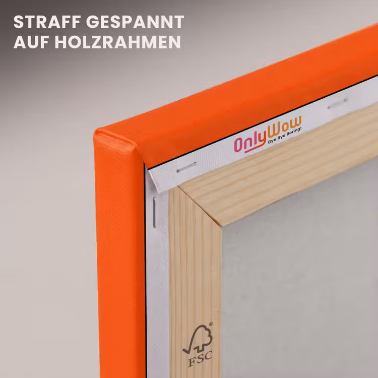 Fiery - Tangerine - Oranje canvas 2cm klein 34 -uniquesellingpoint_afwerking-onlywow_DE