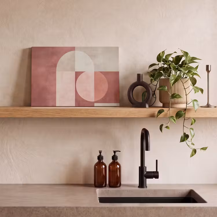 Figuren - Abstract - Roze canvas 2cm klein -closeup_print_DE