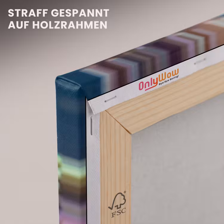 Vis - Koraal - Onderwater - Oranje - Dieren canvas 2cm klein -uniquesellingpoint_afwerking-onlywow_DE