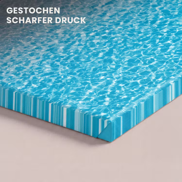 Vis - Oceaan - Strand - Turquoise - Natuur canvas 2cm klein -closeup_print_DE