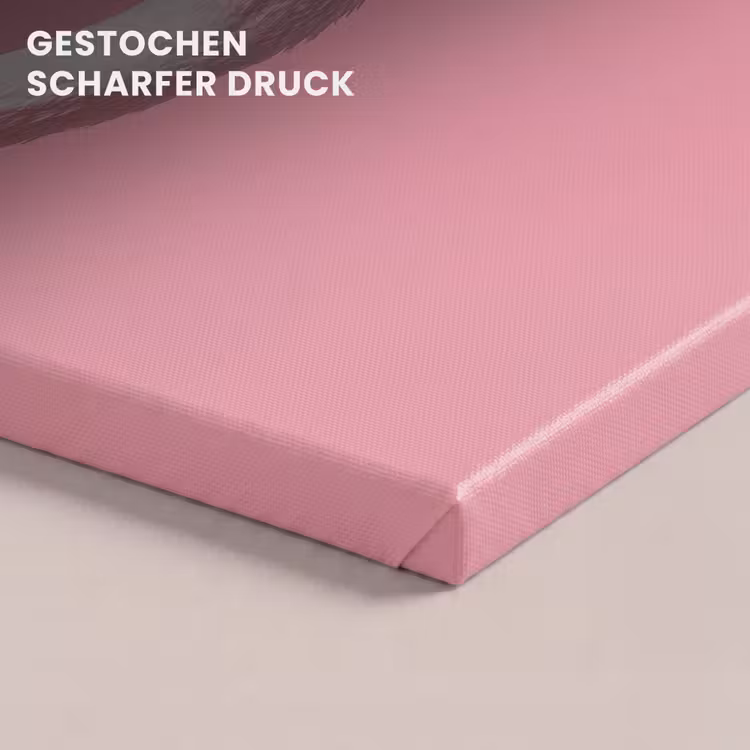 Flamingo - Roze - Koksmuts - Vogel canvas 2cm klein -uniquesellingpoint_afwerking-onlywow_DE