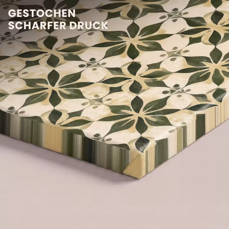 Tegel - Dessin - Groen canvas 2cm klein 34 -closeup_print_DE
