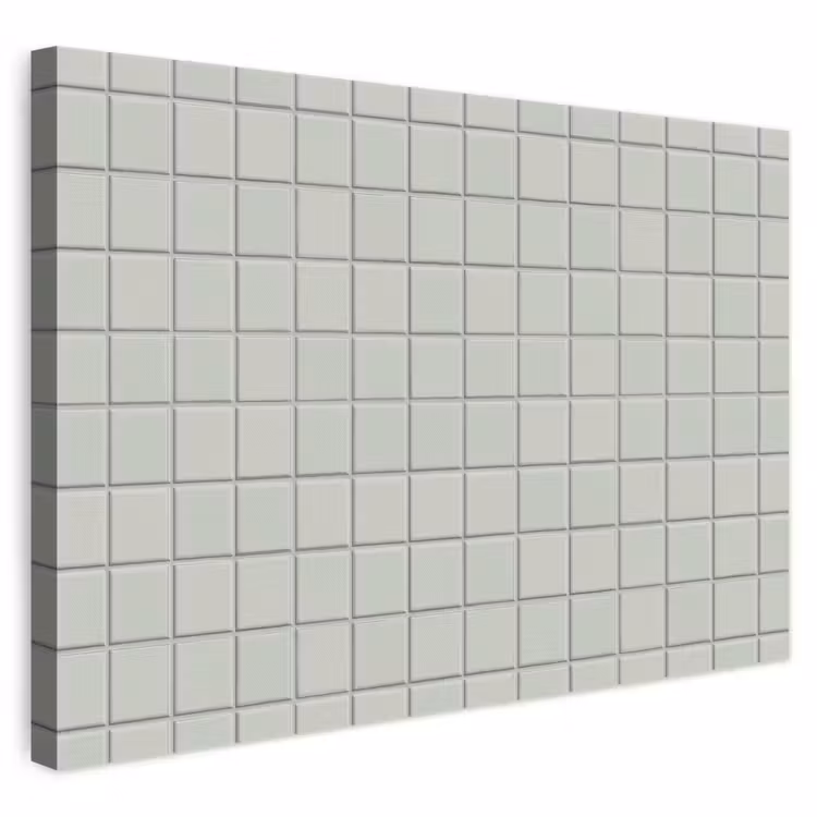 Tegel - Patroon - Lichtgroen canvas 2cm klein 34 -3d