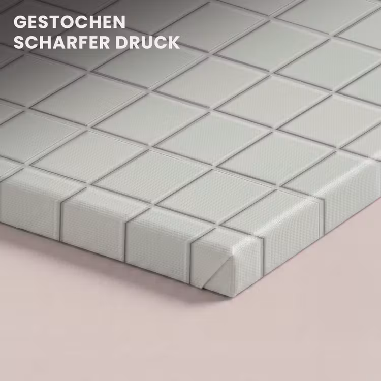 Tegel - Patroon - Lichtgroen canvas 2cm klein 34 -closeup_print_DE
