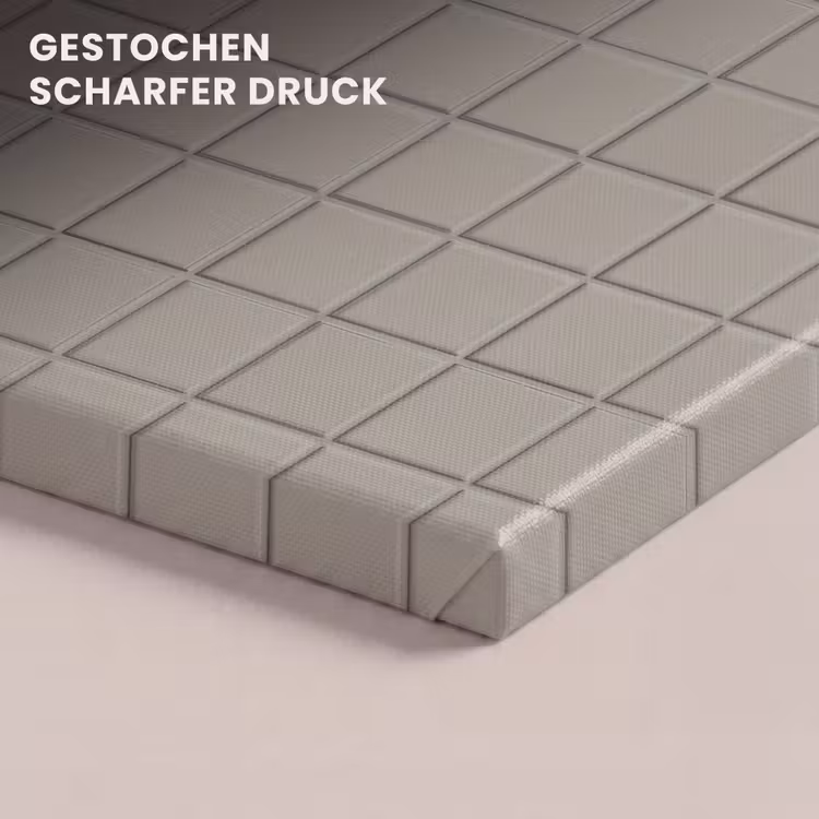 Tegel - Patroon Kiezel - Grijs canvas 2cm klein 34 -closeup_print_DE