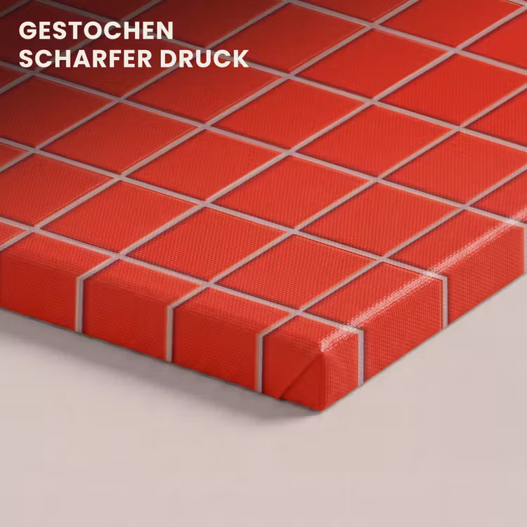 Tegel - Patroon - Kersen - Rood canvas 2cm klein 34 -closeup_print_DE