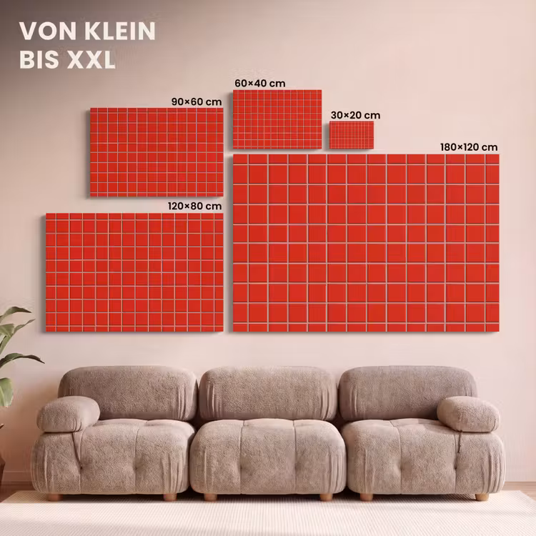 Tegel - Patroon - Kersen - Rood canvas 2cm klein 34 -Xsfeer8_DE