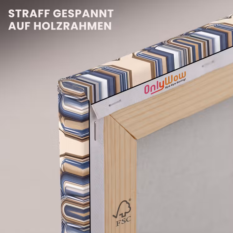 Floraal - Ornament - Blauw canvas 2cm klein 34 -uniquesellingpoint_afwerking-onlywow_DE
