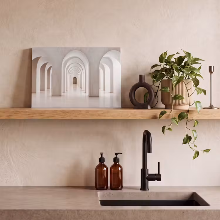 Hal - Bogen - Symmetrisch - Modern canvas 2cm klein -sfeer6