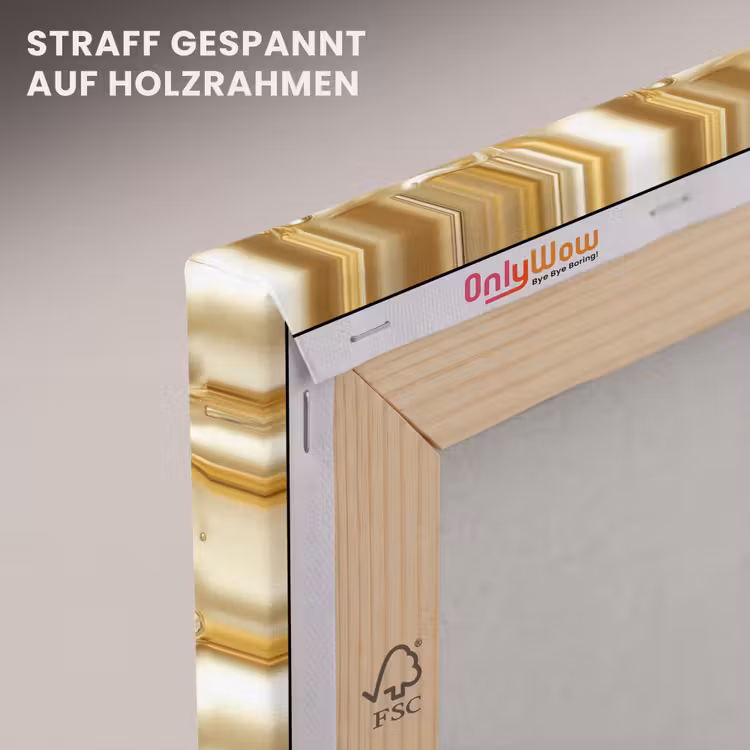 Vloeibaar - Druppels - Goud canvas 2cm klein 34 -uniquesellingpoint_afwerking-onlywow_DE