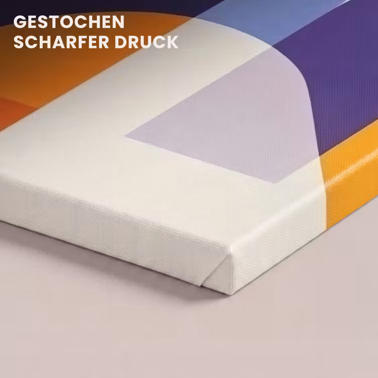 Vormen - Abstract - Grafisch - Oranje canvas 2cm klein -uniquesellingpoint_afwerking-onlywow_DE