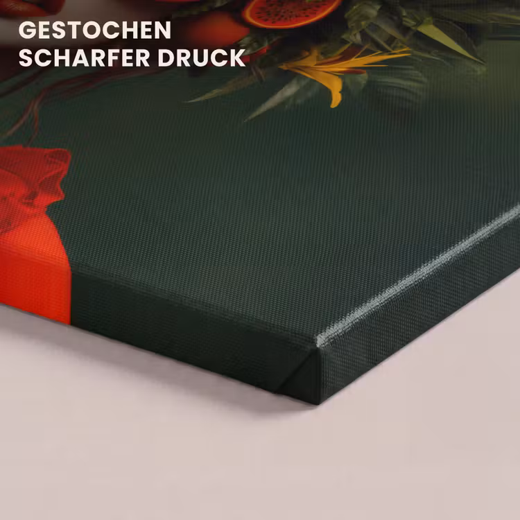 Vrouw - Vruchten - Papaja - Ananas canvas 2cm klein -closeup_print_DE