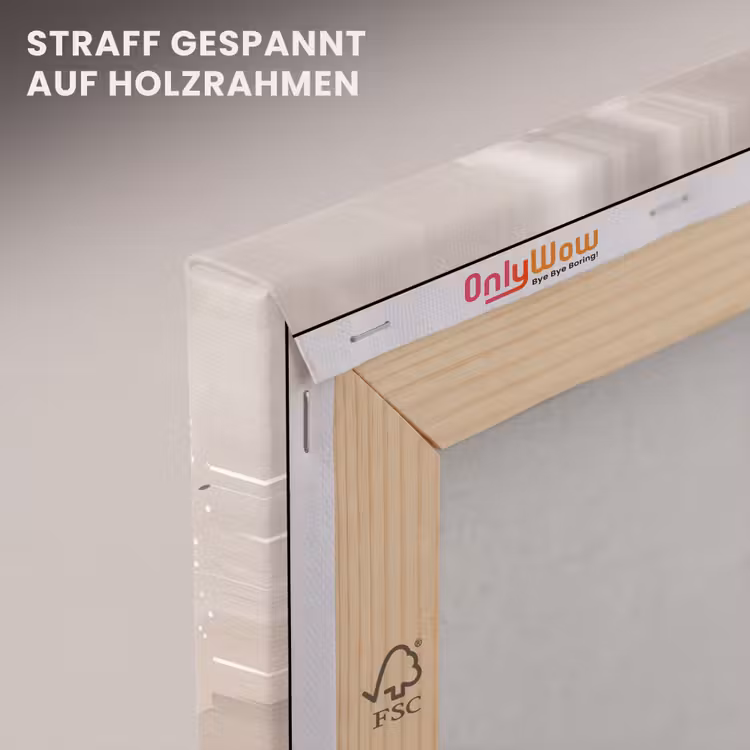 Vrouw - Sereen - Grijs canvas 2cm klein -uniquesellingpoint_afwerking-onlywow_DE