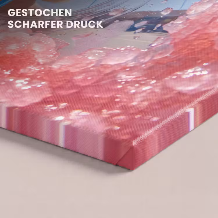 Vrouw - Drank - Zomer - Roze - Blauw canvas 2cm klein -closeup_print_DE