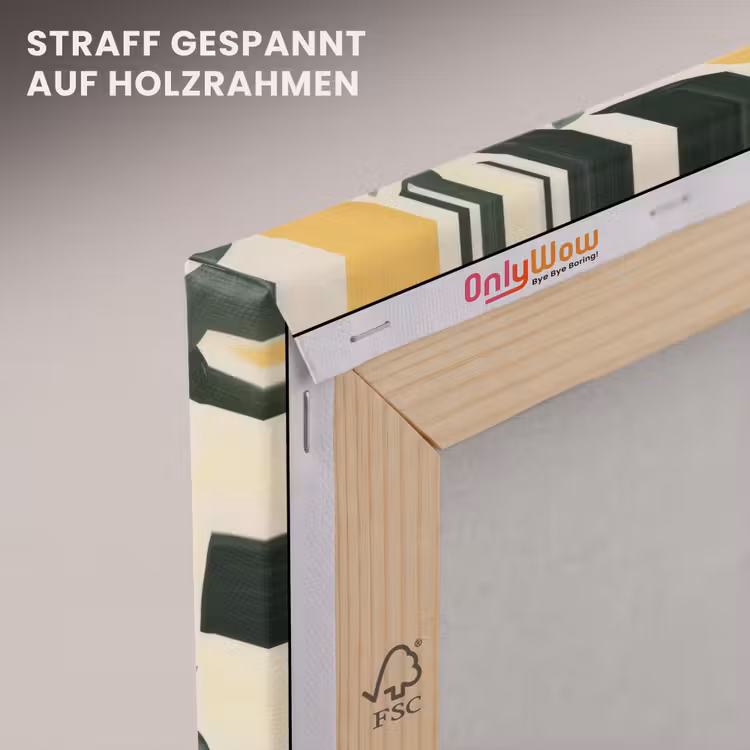 Vrouw - Mand - Citroenen - Bladeren canvas 2cm klein -uniquesellingpoint_afwerking-onlywow_DE