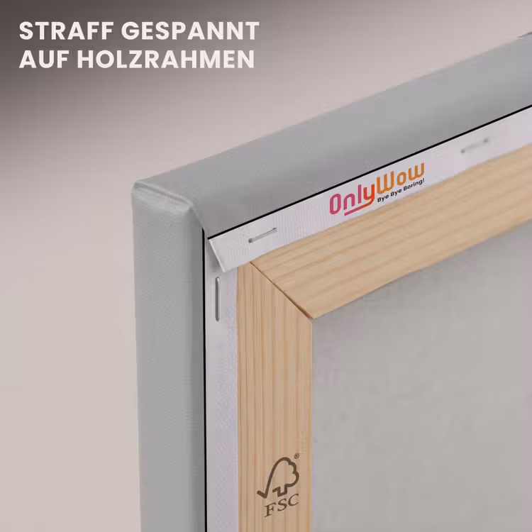 Vrouw - Pasta - Zwart - Wit canvas 2cm klein -uniquesellingpoint_afwerking-onlywow_DE