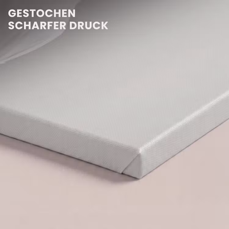 Vrouw - Profiel - Hoed - Zwart - Wit - Minimalistisch canvas 2cm klein -closeup_print_DE