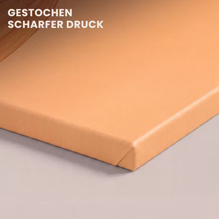 Vrouw - Profiel - Mensen - Modern - Oranje canvas 2cm klein -closeup_print_DE