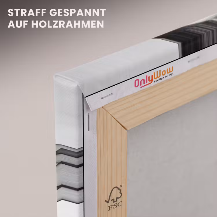 Vrouw - Sluier - Portret - Zwart - Wit - Elegant canvas 2cm klein -uniquesellingpoint_afwerking-onlywow_DE