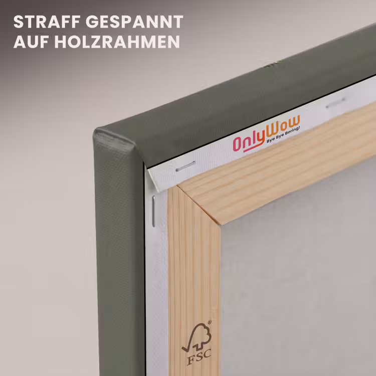 Vrouw - Chocolade - Frambozen - Aardbeien - Koekjes canvas 2cm klein -uniquesellingpoint_afwerking-onlywow_DE