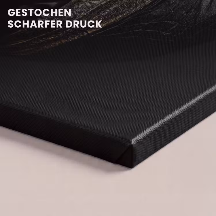 Vrouw - Zwart - Goud - Sieraden canvas 2cm klein -closeup_print_DE