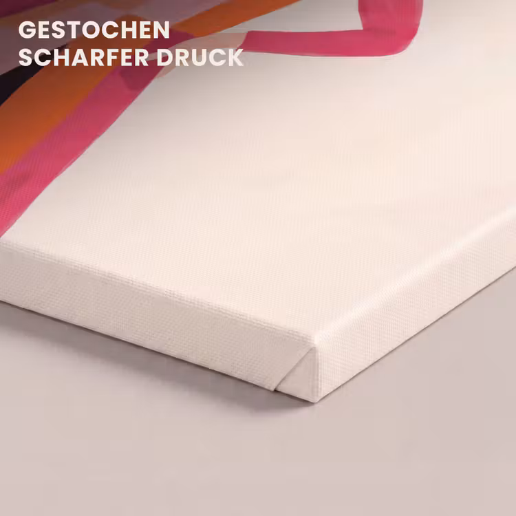 Vrouw - Twee - Mode - Abstract - Kleurrijk canvas 2cm klein -closeup_print_DE