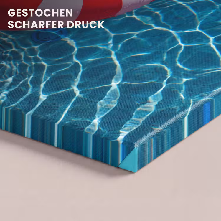Recreatie - Water - Zomer - Rood - Wit canvas 2cm klein -closeup_print_DE