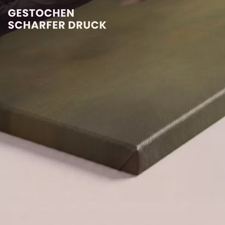 Vos - Surrealistisch - Groen canvas 2cm klein -uniquesellingpoint_afwerking-onlywow_DE