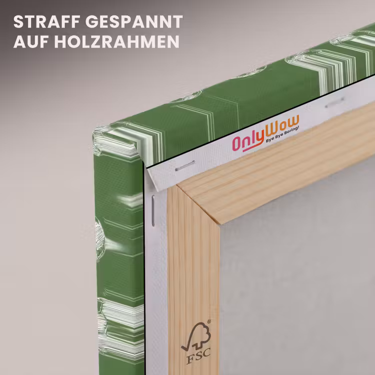 Voetbal - Sport - Groen canvas 2cm klein 34 -uniquesellingpoint_afwerking-onlywow_DE